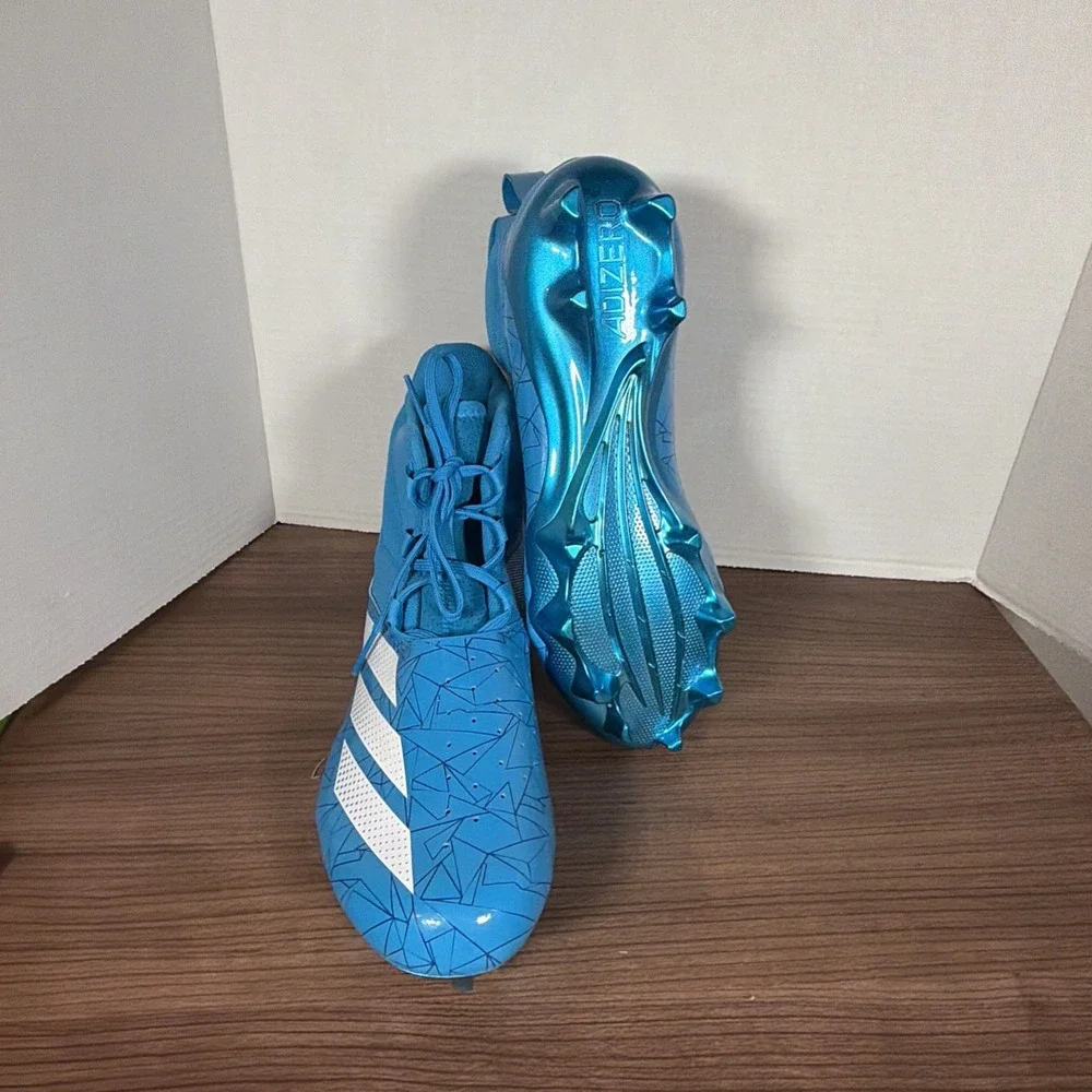 Adidas ADIZERO Chaos Size 10 Football‎ Cleats Lineman Cleats solar blue IF9718